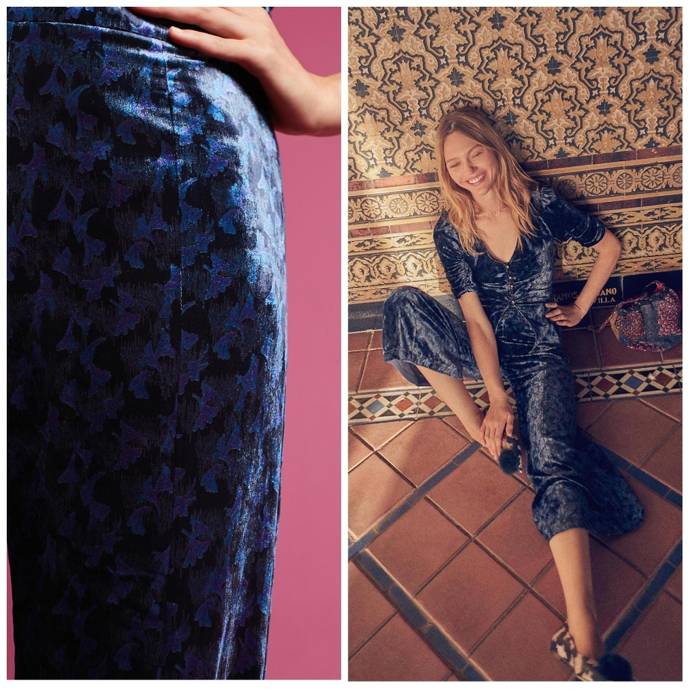 NWOT, Anthropologie, Maeve Isobel Wide Leg Pants - Picture 2 of 3